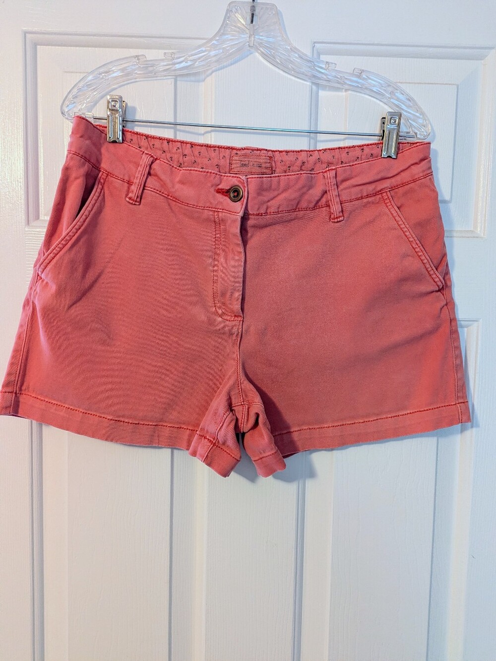 Women’s Land 'n Sea Coral Pink Cotton Shorts